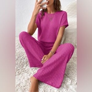 Women’s Plus Size Ribbed Casual Jumpsuit